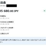 入出金情報 exness（エクスネス） 出金